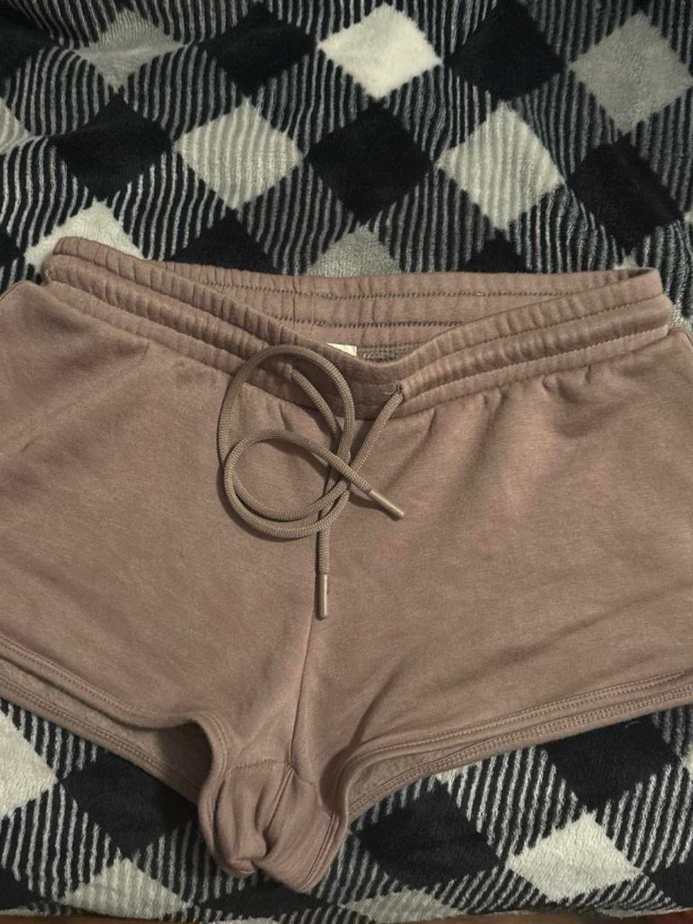 Target Women’s Athletic Drawstring Shorts - Taupe